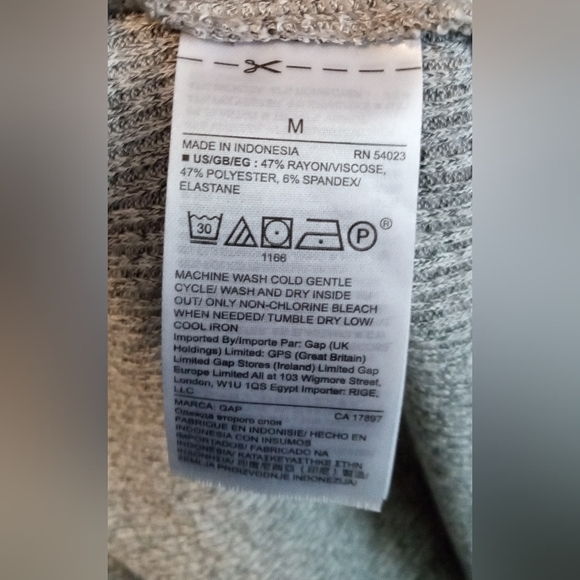 Grey Cowl Neck Fall Dress Size M - Picture 5 of 5